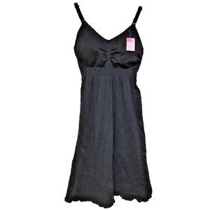 iloveSIA Nursing - Breastfeeding - Maternity Dress/Nightgown Black Size: L